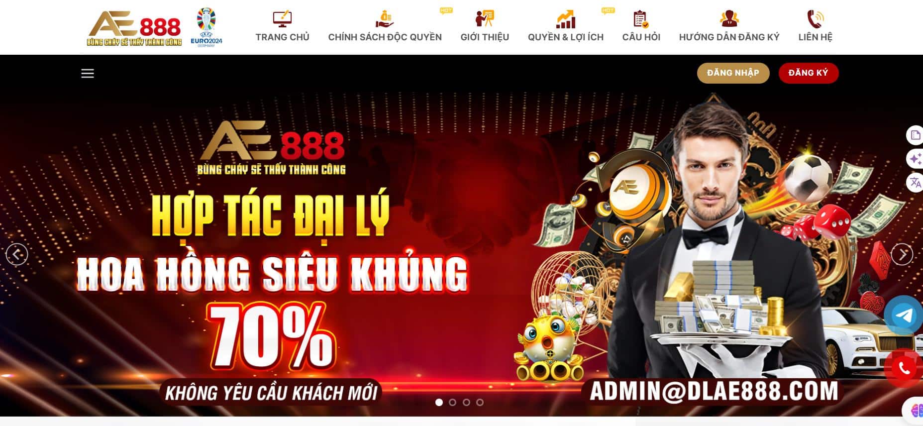 Đại Lý Ae888 - Chương Trình Kiếm Lợi Nhuận Khủng Tại Nhà Cái
