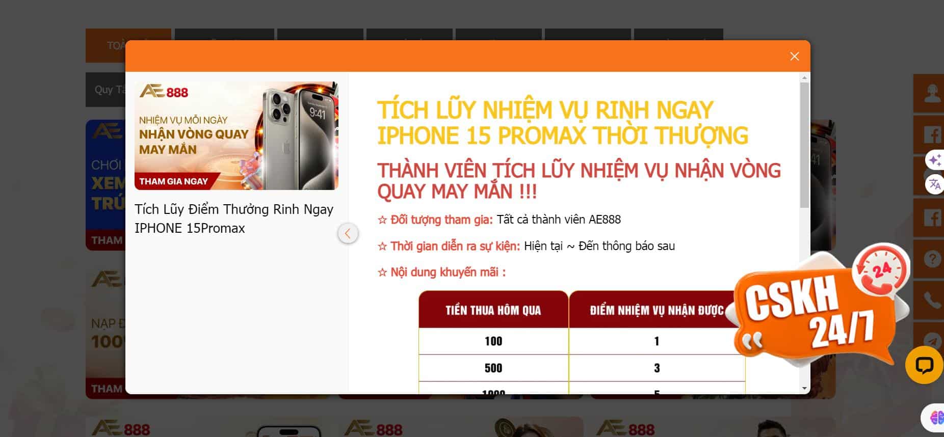 Khuyến Mãi Ae888 - Đắm Chìm Vào Sự Kiện Đổi Thưởng Hấp Dẫn