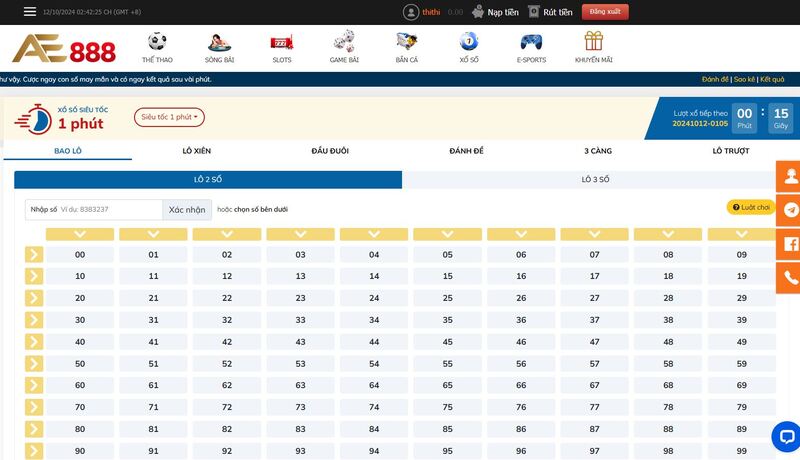 Lô Đề Online Anhem888 - Chơi Lô Đề, Xổ Số Trả Thưởng Xanh Chín