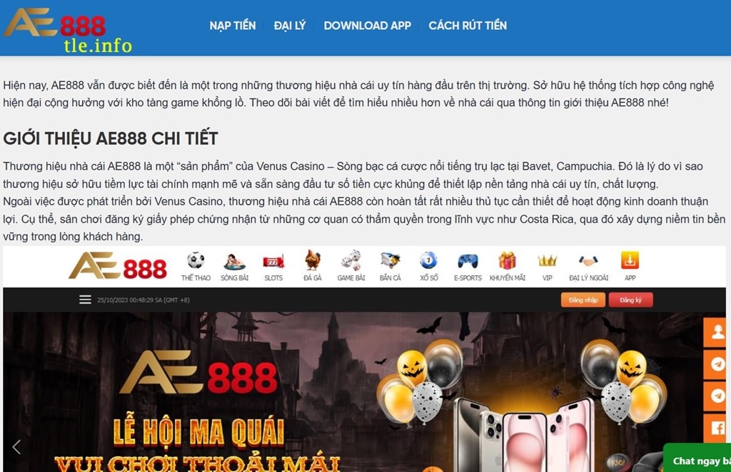 Giới thiệu về website Ael1.com
